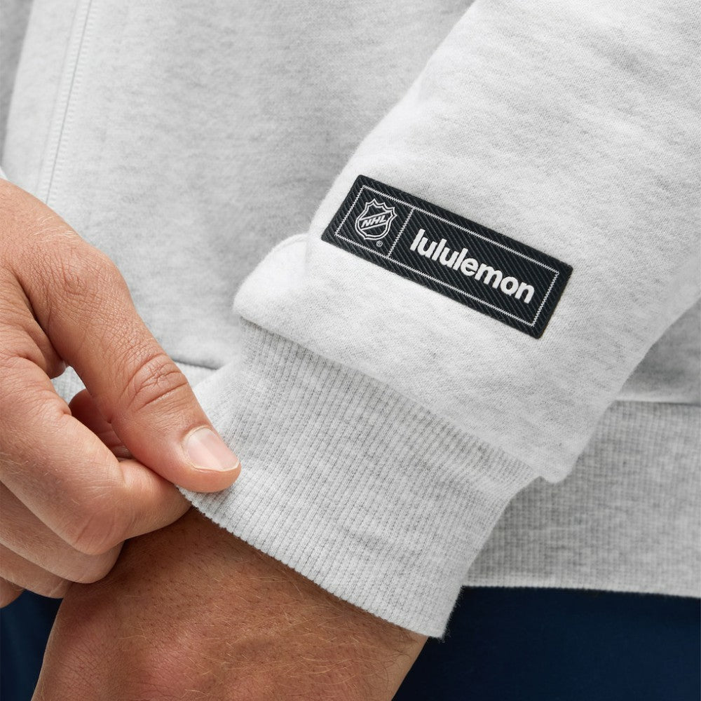 Montreal Canadiens lululemon Steady State Full-Zip Hoodie Heathered Core Ultra Light Grey