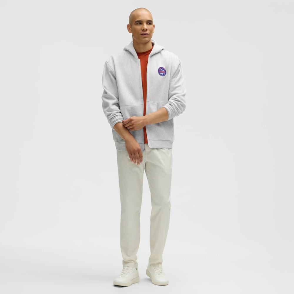 New York Islanders lululemon Steady State Full-Zip Hoodie Heathered Core Ultra Light Grey