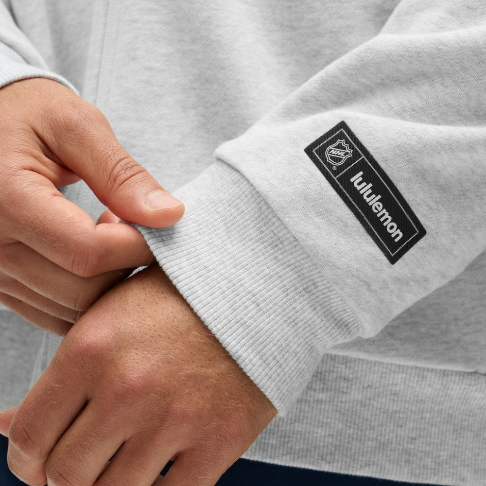 New York Rangers lululemon Steady State Full-Zip Hoodie Heathered Core Ultra Light Grey