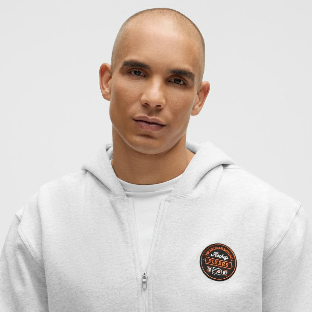 Philadelphia Flyers lululemon Steady State Full-Zip Hoodie Heathered Core Ultra Light Grey