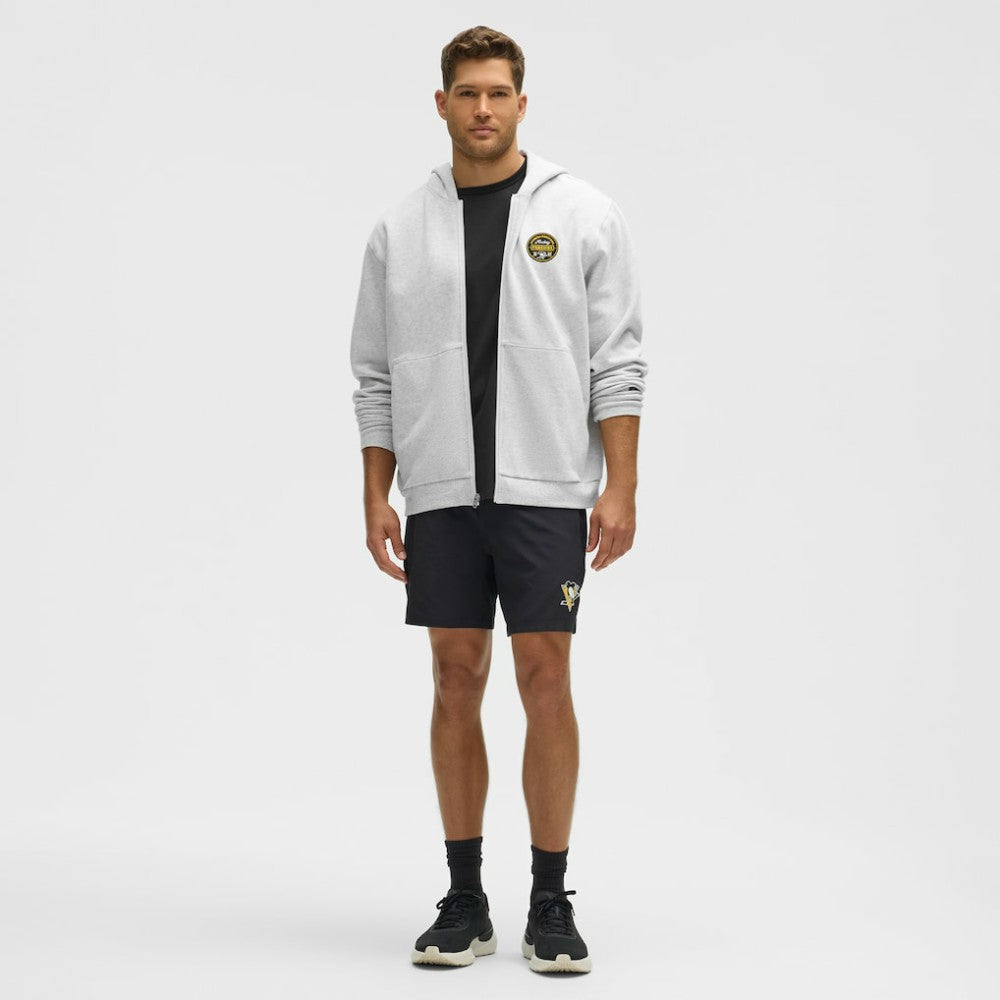 Pittsburgh Penguins lululemon Steady State Full-Zip Hoodie Heathered Core Ultra Light Grey