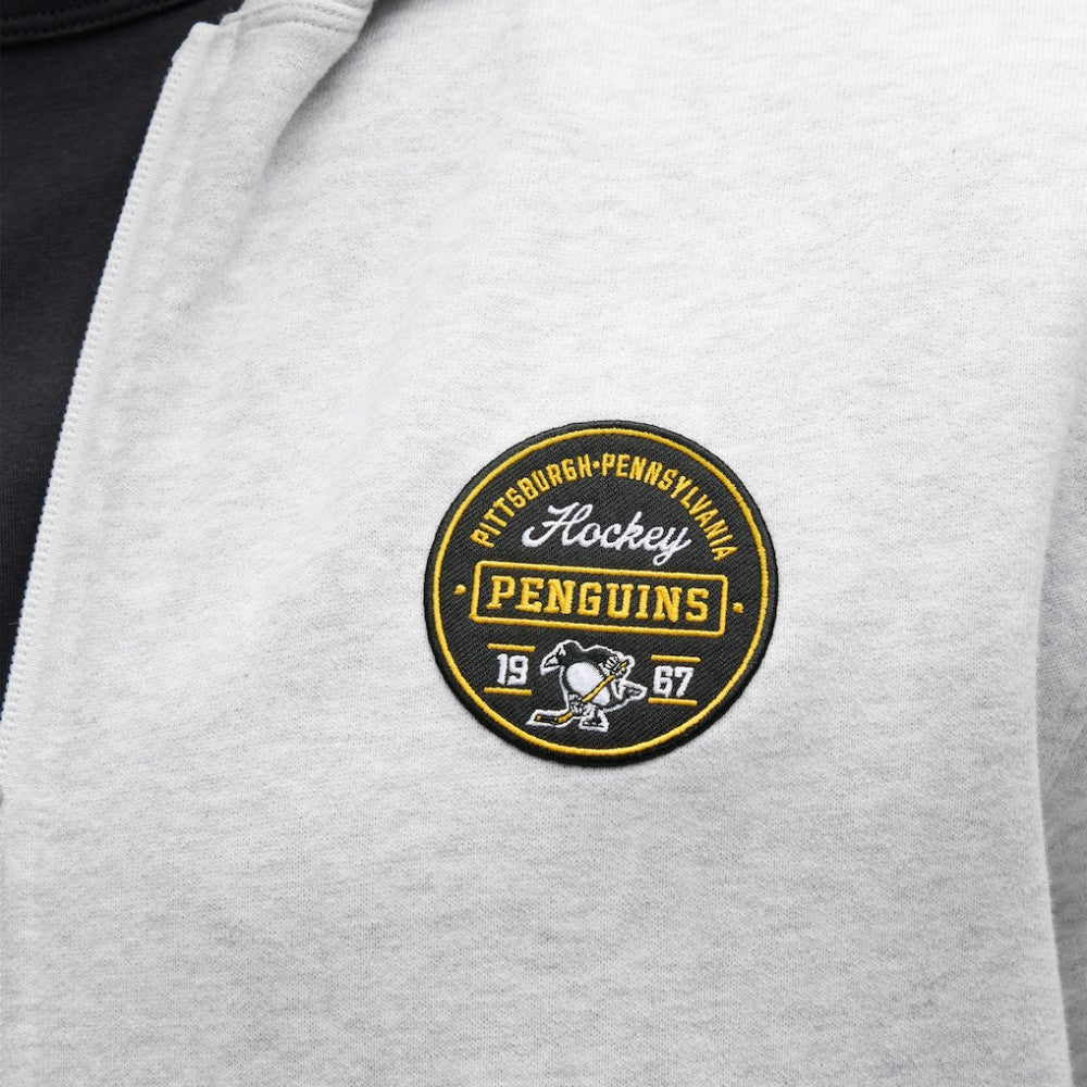 Pittsburgh Penguins lululemon Steady State Full-Zip Hoodie Heathered Core Ultra Light Grey