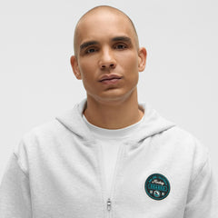 San Jose Sharks lululemon Steady State Full-Zip Hoodie Heathered Core Ultra Light Grey