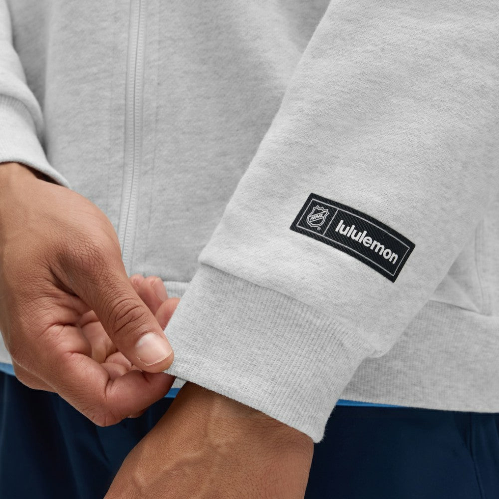 Seattle Kraken lululemon Steady State Full-Zip Hoodie Heathered Core Ultra Light Grey