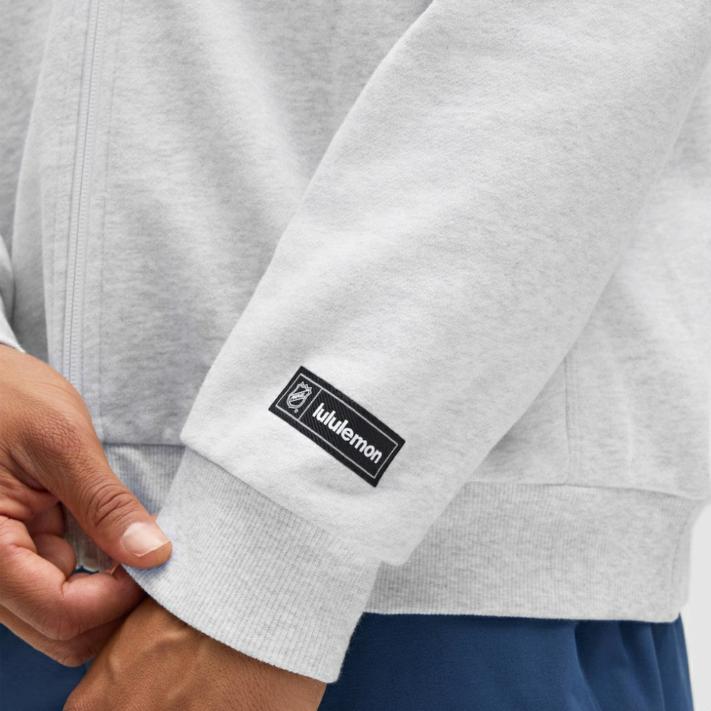 Tampa Bay Lightning lululemon Steady State Full-Zip Hoodie Heathered Core Ultra Light Grey
