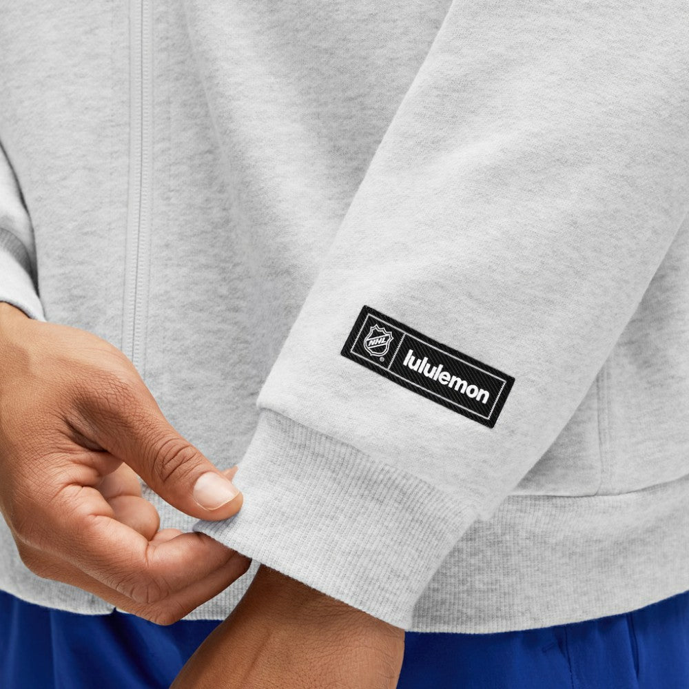 Toronto Maple Leafs lululemon Steady State Full-Zip Hoodie Heathered Core Ultra Light Grey