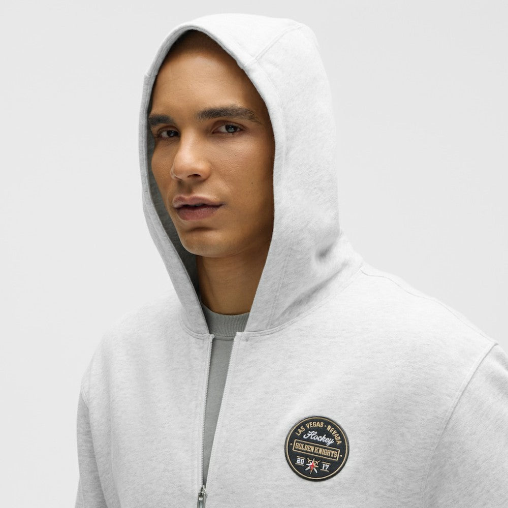 Vegas Golden Knights lululemon Steady State Full-Zip Hoodie Heathered Core Ultra Light Grey
