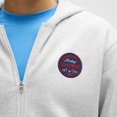 Washington Capitals lululemon Steady State Full-Zip Hoodie Heathered Core Ultra Light Grey