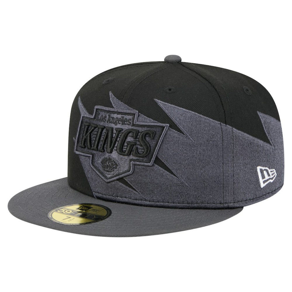 Los Angeles Kings New Era Spikes 59FIFTY Fitted Hat Black