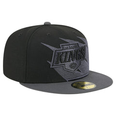 Los Angeles Kings New Era Spikes 59FIFTY Fitted Hat Black