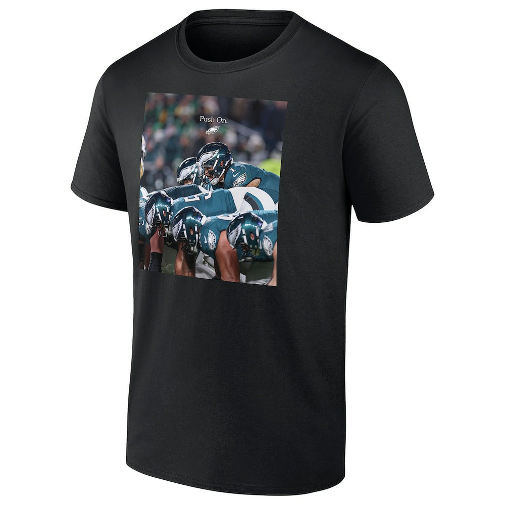 Philadelphia Eagles Push On T-Shirt - Black sale