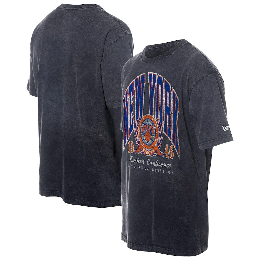 New York Knicks Sport Classics Mineral Washed T-Shirt - Black | New Era sale