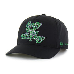 Boston Celtics Brand Seen by '47 Sorry I Was Hooping Hitch Adjustable Hat - Black | 47 brand for sale
