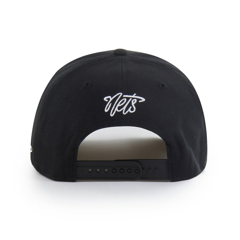 Brooklyn Nets Brand Seen by '47 Sorry I Was Hooping Hitch Adjustable Hat - Black | 47 brand on sale