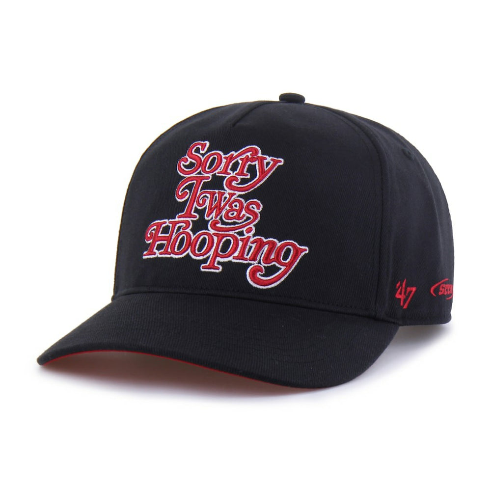 Chicago Bulls Brand Seen by '47 Sorry I Was Hooping Hitch Adjustable Hat - Black | 47 brand shop