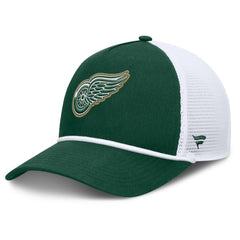 Detroit Red Wings Fanatics Bermuda A-Frame Adjustable Hat Green/White