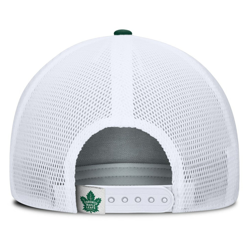 Toronto Maple Leafs Fanatics Bermuda A-Frame Adjustable Hat Green/White