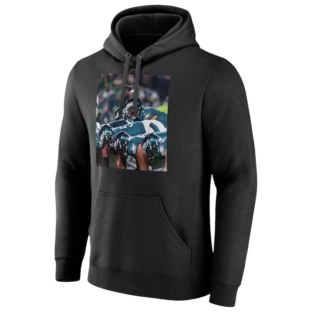 Philadelphia Eagles Push On Pullover Hoodie - Black cheap