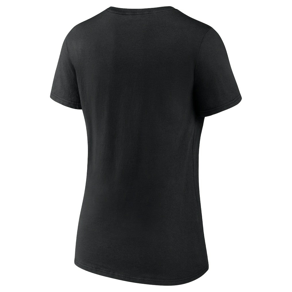 Philadelphia Eagles Women's Push On V-Neck T-Shirt - Black sale
