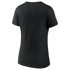Philadelphia Eagles Women's Push On V-Neck T-Shirt - Black sale