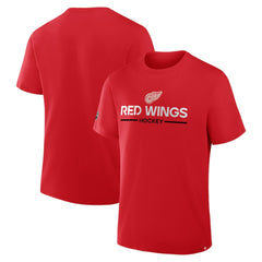 Detroit Red Wings Fanatics Centennial T-Shirt Red