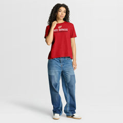 Detroit Red Wings Fanatics Women's Centennial T-Shirt Red