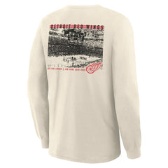 Detroit Red Wings Fanatics Centennial Legacy Long Sleeve T-Shirt Beige