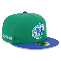 Dallas Mavericks 2025/26 Classic Edition Jersey Hook 59FIFTY Fitted Hat sale - Green/Blue | New Era shop