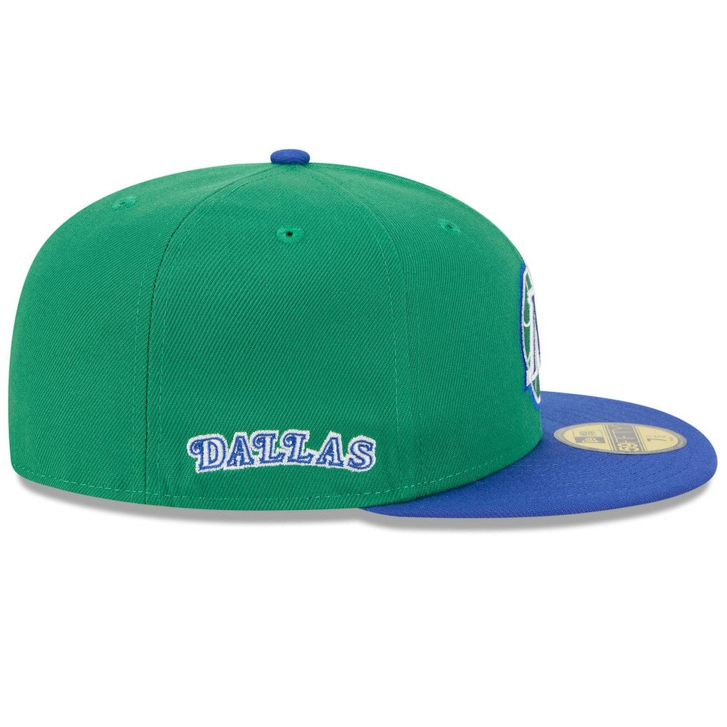 Dallas Mavericks 2025/26 Classic Edition Jersey Hook 59FIFTY Fitted Hat sale - Green/Blue | New Era shop
