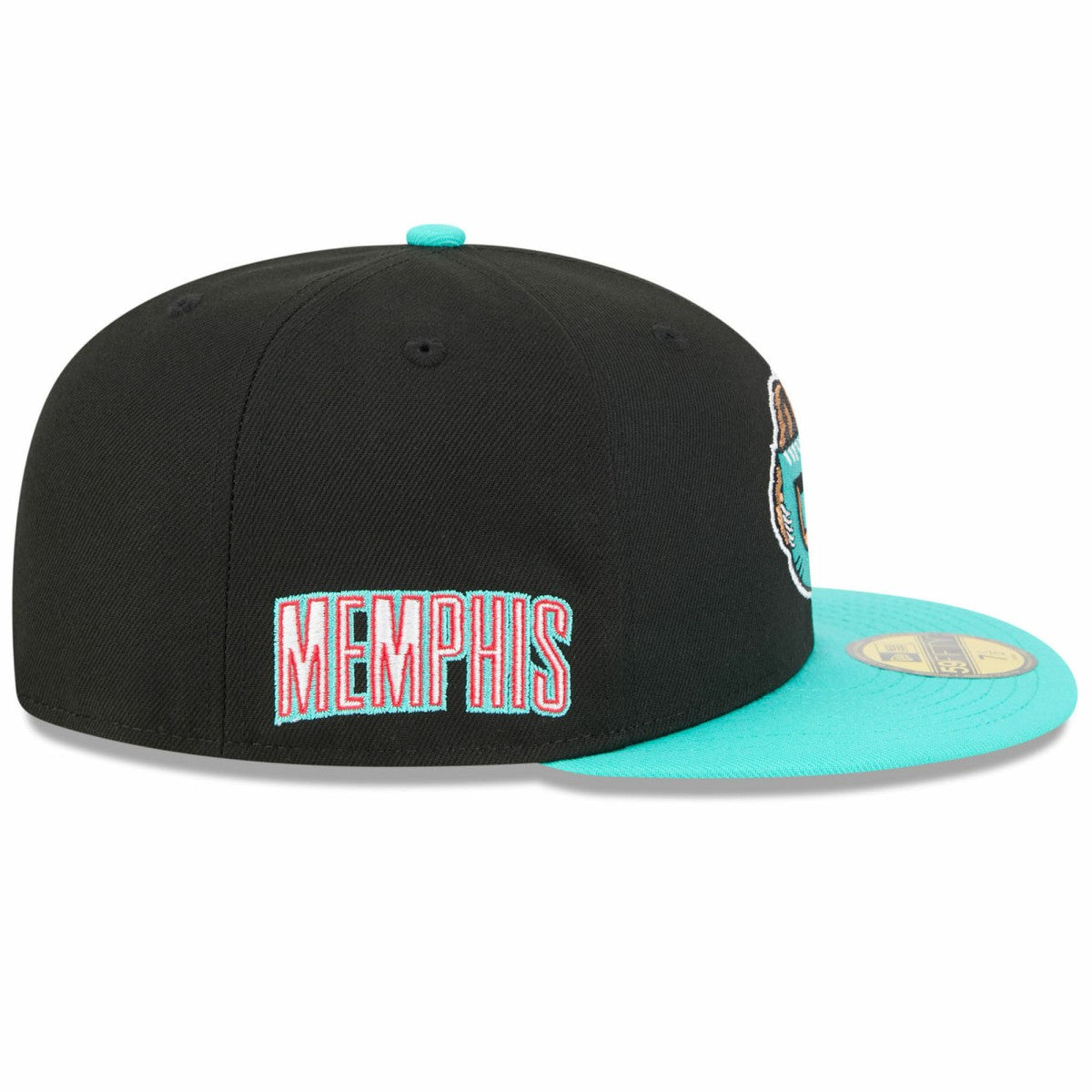 Memphis Grizzlies 2025/26 Classic Edition Jersey Hook 59FIFTY Fitted Hat - Black/Turquoise | New Era for sale