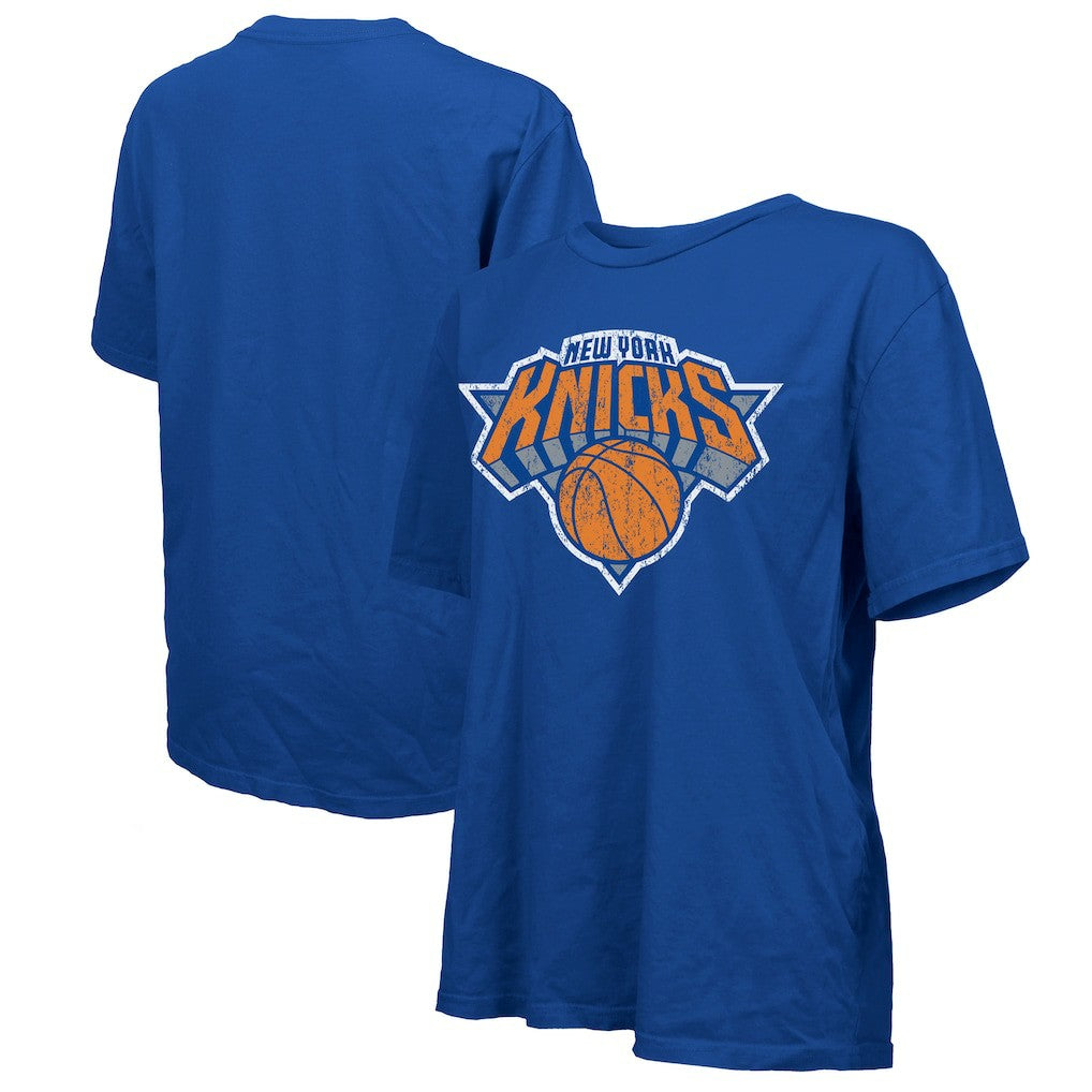 New York Knicks Majestic Threads Women's Oversized T-Shirt - Royal shop