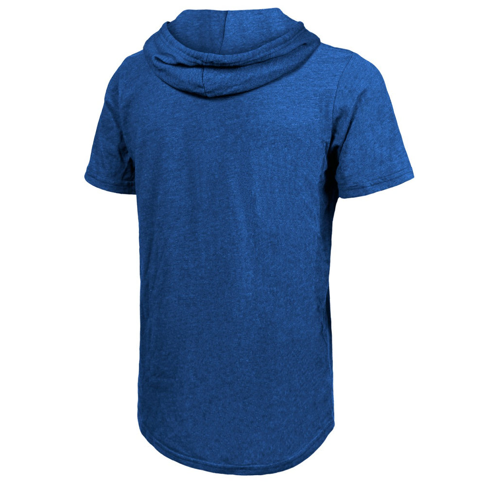 New York Knicks Majestic Threads Tri-Blend Hoodie T-Shirt - Royal discount