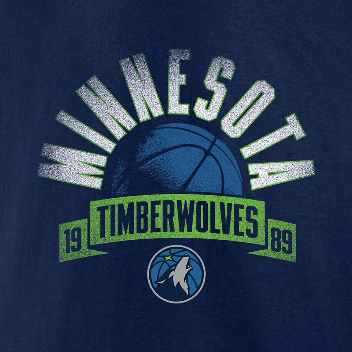 Minnesota Timberwolves Women's '90s Graphic V-Neck T-Shirt - Navy discount