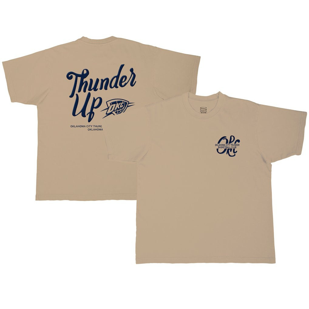 Oklahoma City Thunder Stadium Essentials Unisex Thunder Up Urban T-Shirt - Tan outlet