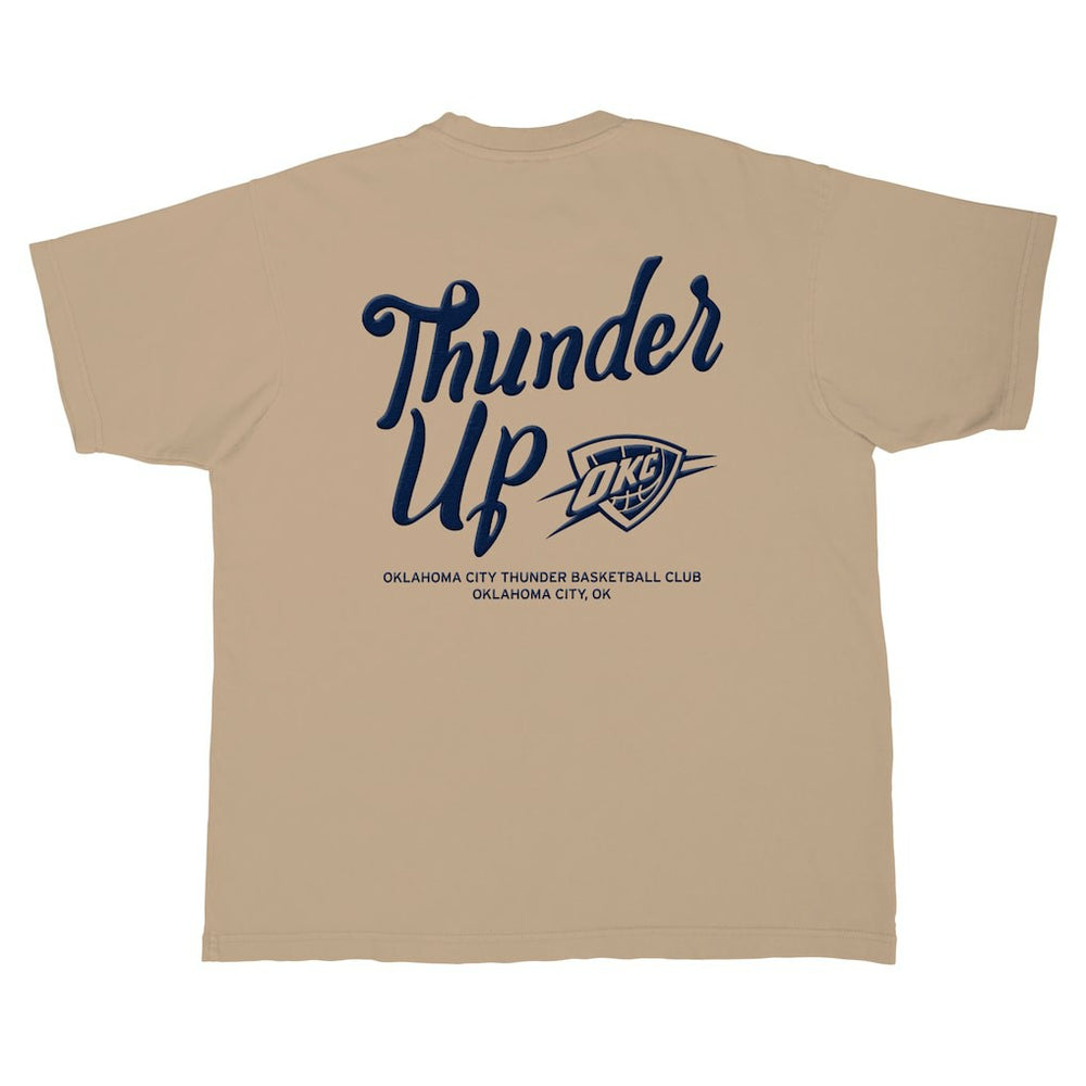 Oklahoma City Thunder Stadium Essentials Unisex Thunder Up Urban T-Shirt - Tan outlet