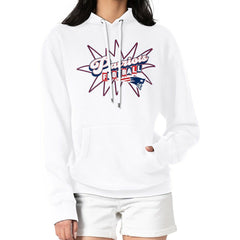 New England Patriots Starter Women's Drive-In Sign Pullover Hoodie - White online
