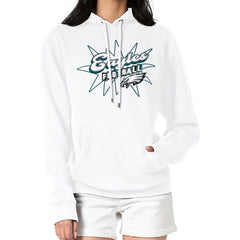 Philadelphia Eagles Starter Women's Drive-In Sign Pullover Hoodie - White sale