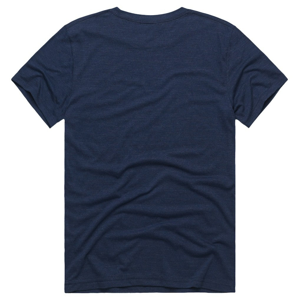 Indiana Pacers Homage Unisex The "1-1414" Comeback Record Tri-Blend T-Shirt - Navy outlet