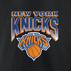 New York Knicks Block Front T-Shirt - Black on sale