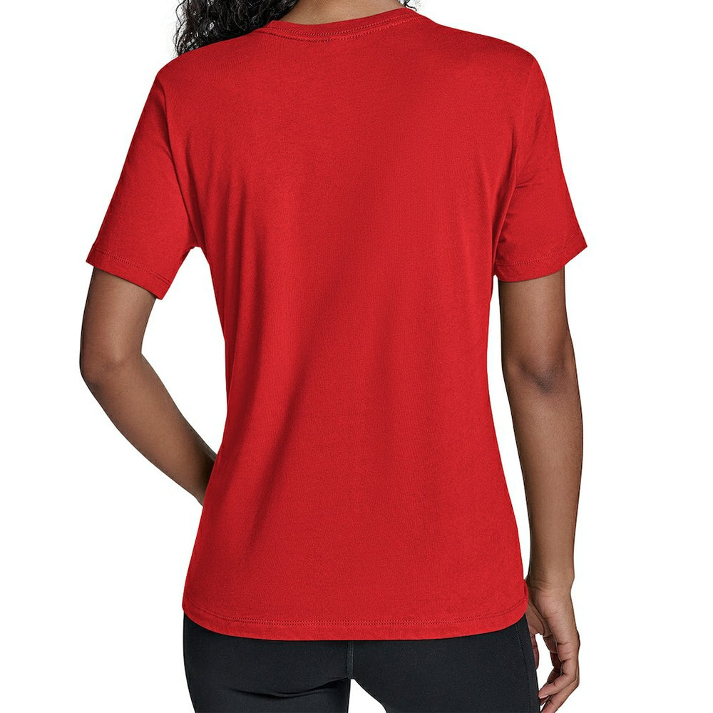 Kansas City Chiefs Starter Women's Arch Stripe T-Shirt - Red for sale