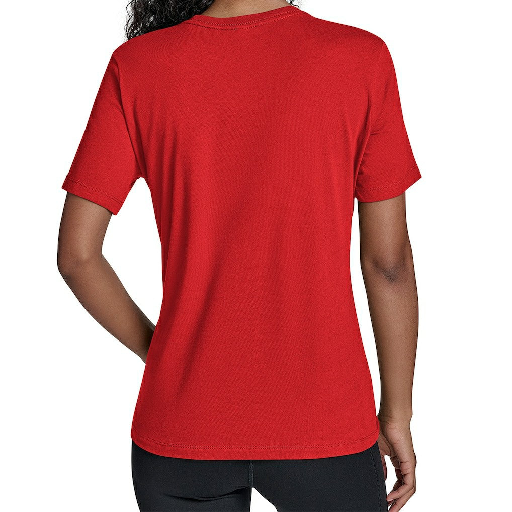 San Francisco 49ers Starter Women's Arch Stripe T-Shirt - Scarlet outlet