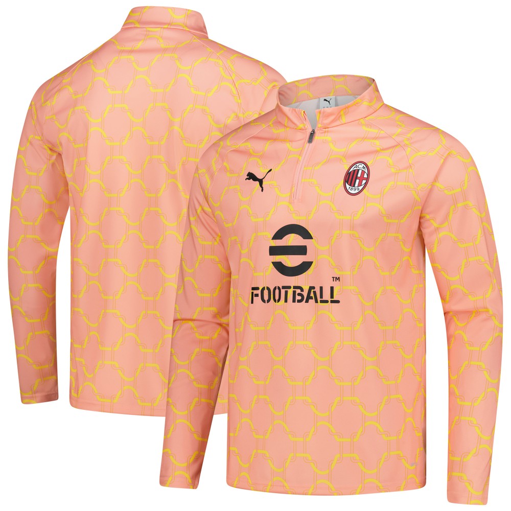 AC Milan 2025/26 Pre-Match dryCell Quarter-Zip Top - Light Orange | Puma cheap