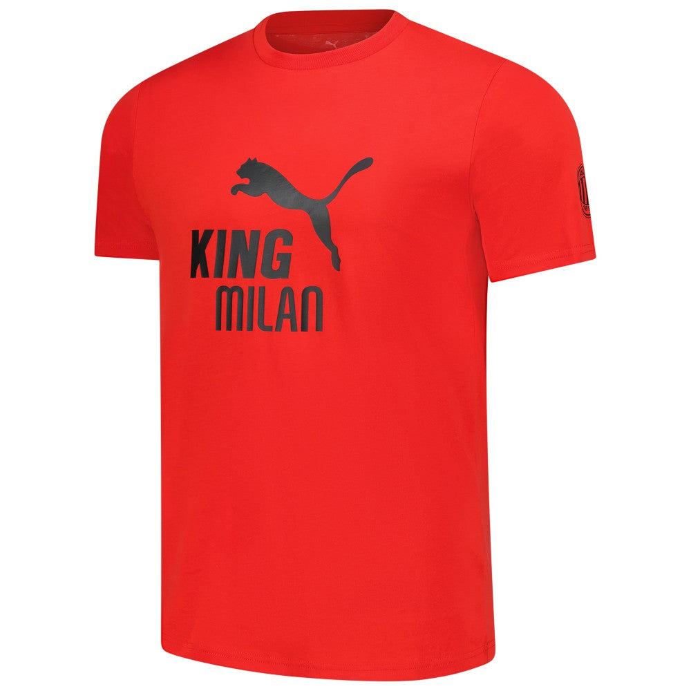 AC Milan 2025/26 King Logo T-Shirt - Red | Puma discount