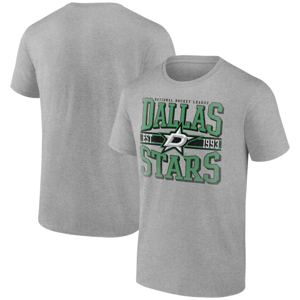 Dallas Stars Retro Vibe T-Shirt Heather Gray