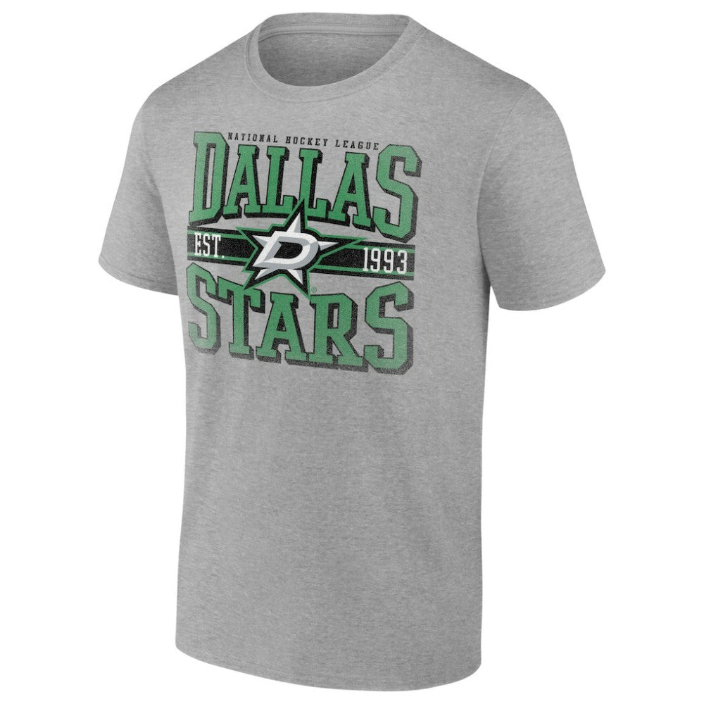 Dallas Stars Retro Vibe T-Shirt Heather Gray