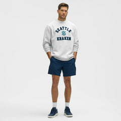 Seattle Kraken lululemon Steady State Crew Heathered Core Ultra Light Grey