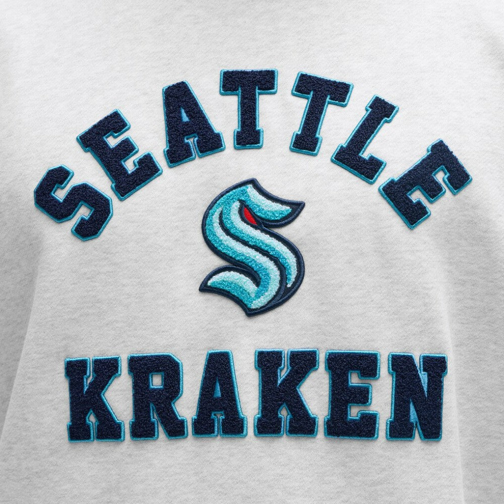 Seattle Kraken lululemon Steady State Crew Heathered Core Ultra Light Grey