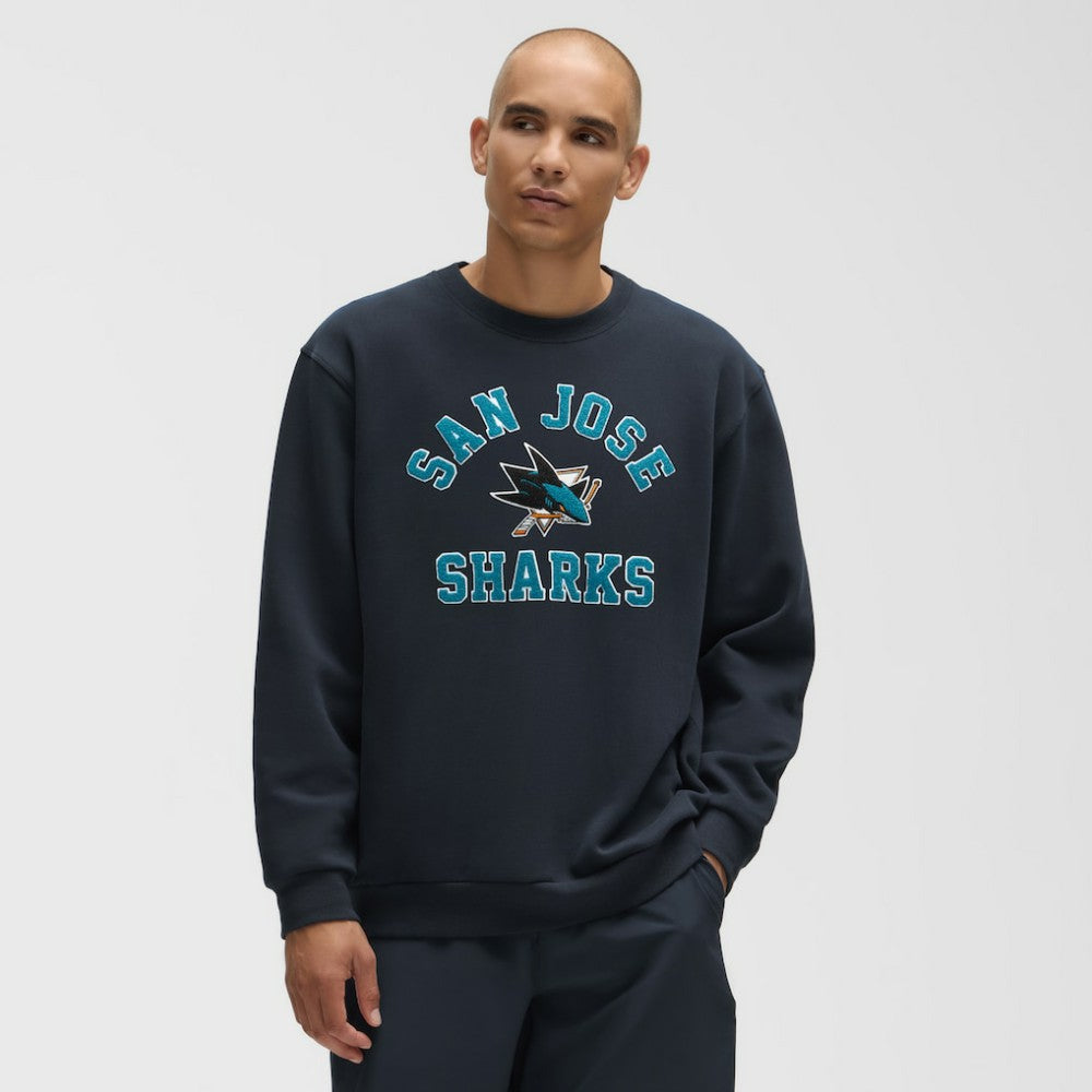 San Jose Sharks lululemon Steady State Crew True Navy