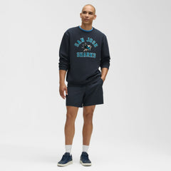 San Jose Sharks lululemon Steady State Crew True Navy
