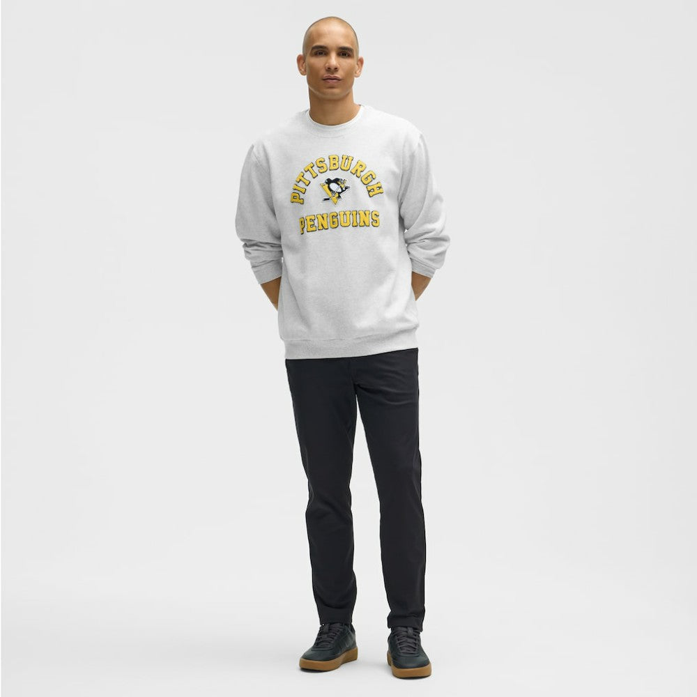 Pittsburgh Penguins lululemon Steady State Crew Heathered Core Ultra Light Grey